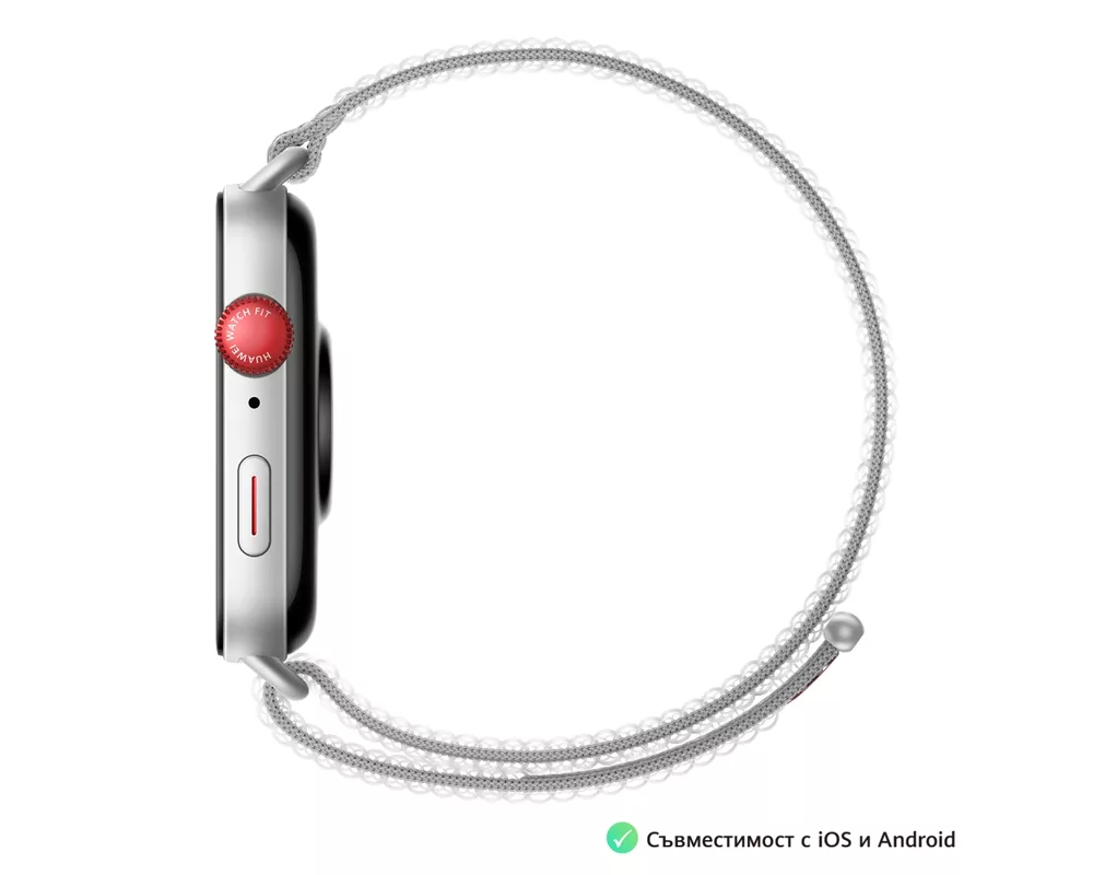 Smart часовник Huawei Watch Fit 3 Solo-B19T Grey Nylon 6