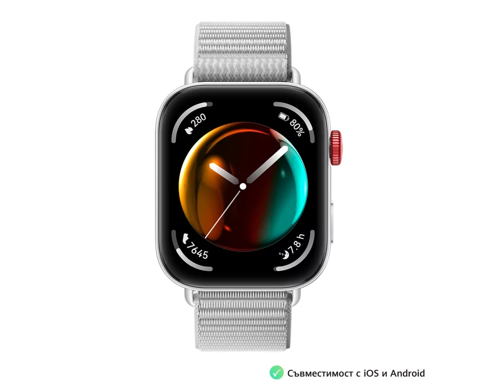 Smart часовник Huawei Watch Fit 3 Solo-B19T Grey Nylon 3