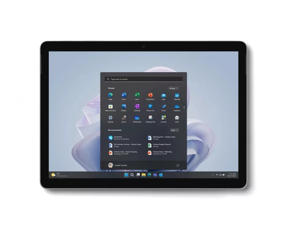 Таблет MS Surface Go4 Intel N200 10.5inch 8GB 128GB W11P Commercial Platinum 2