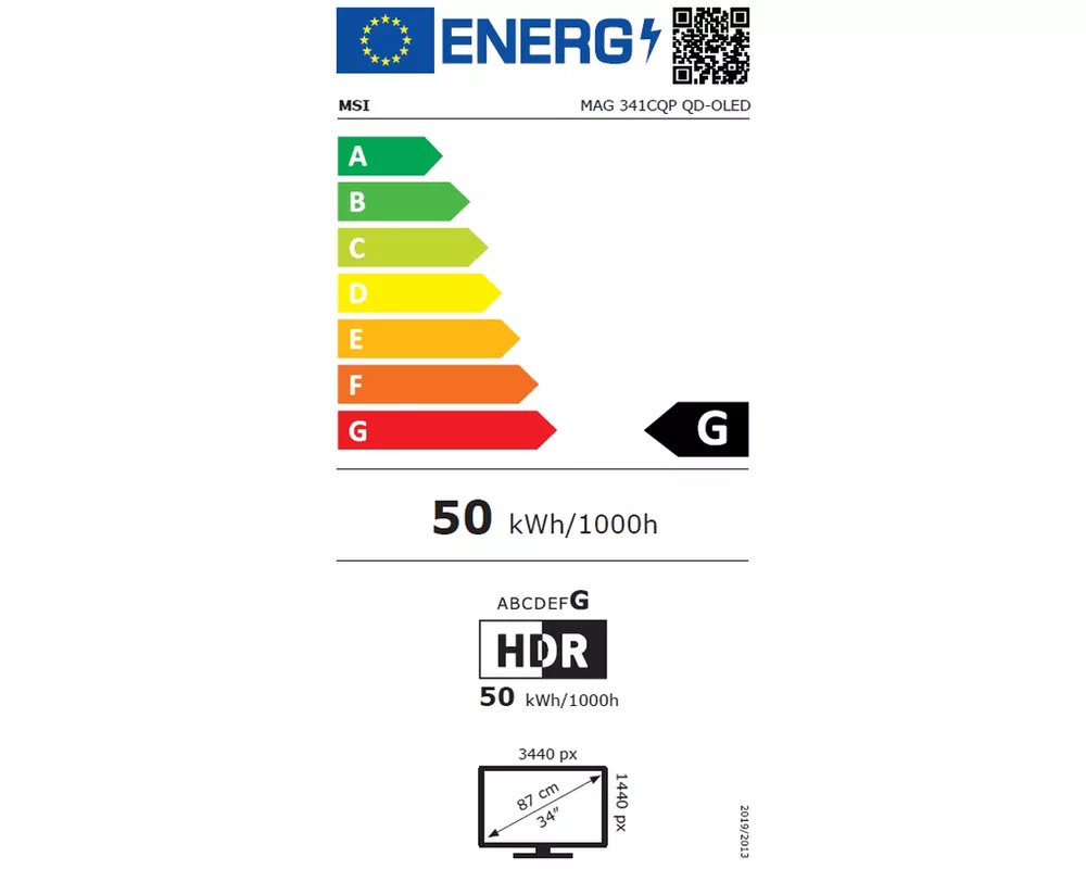 Монитор MSI MAG 341CQP QD-OLED 12