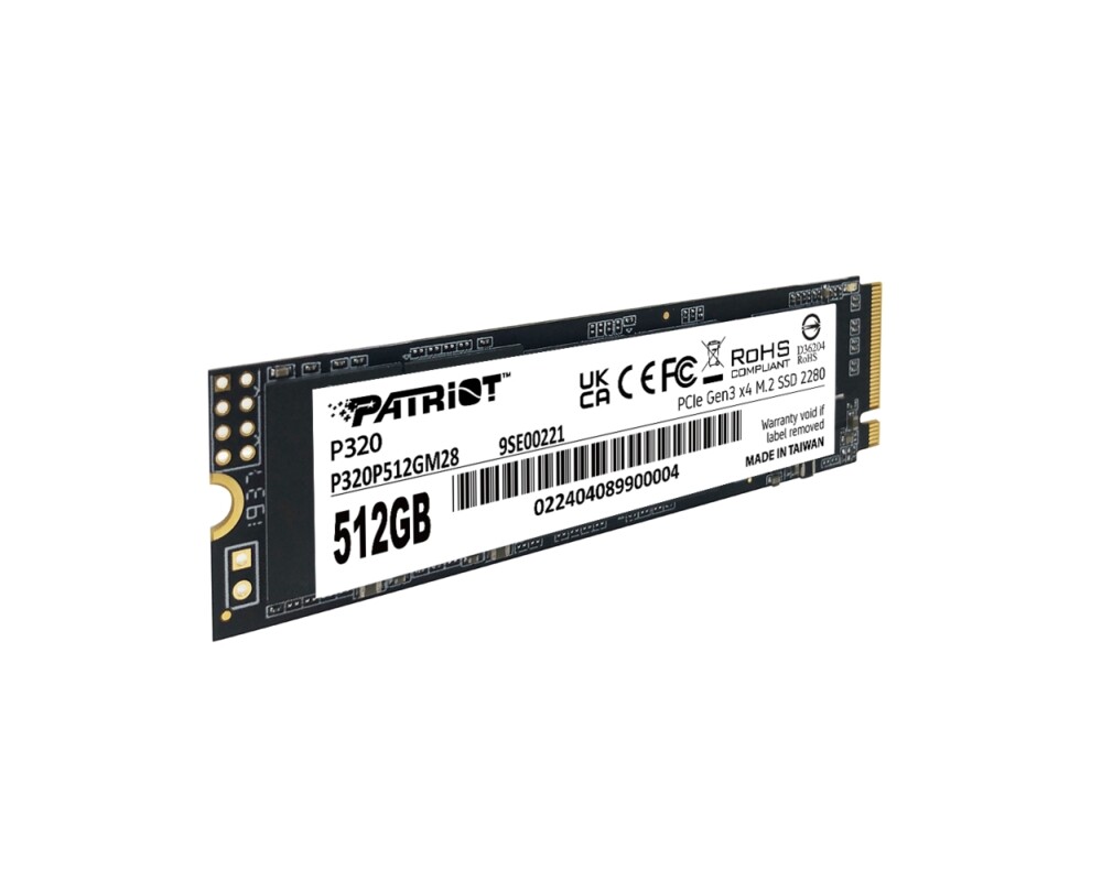 SSD Patriot P320 512GB M.2 2280 PCIE 3