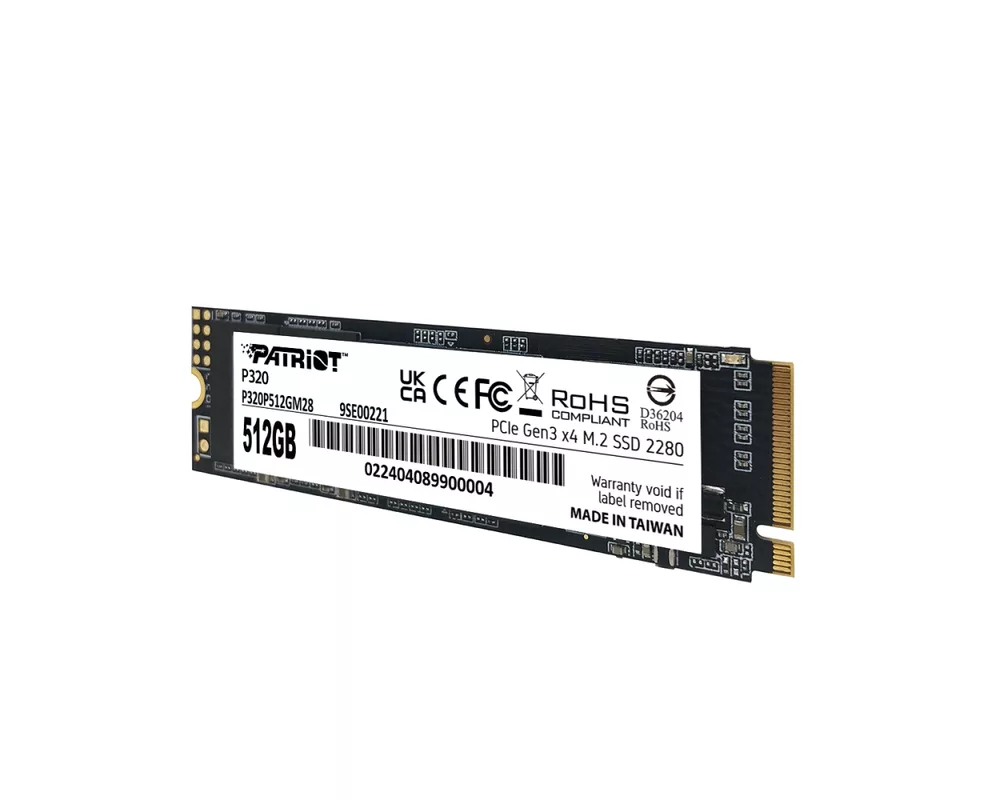 SSD Patriot P320 512GB M.2 2280 PCIE 4