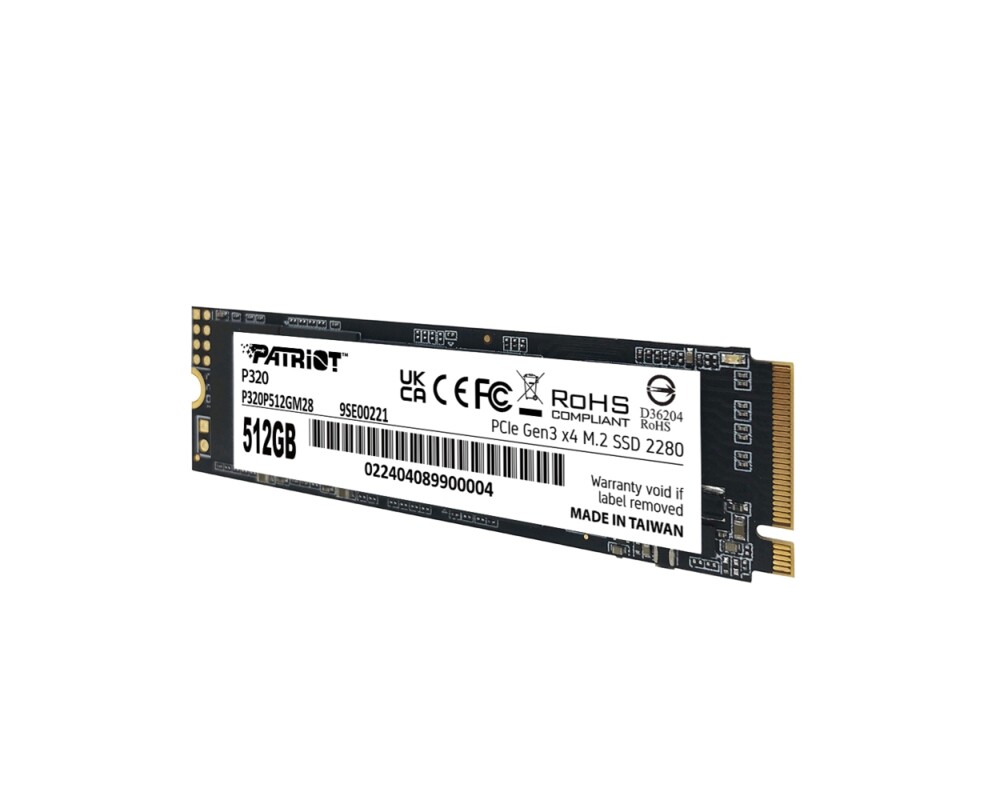 SSD Patriot P320 512GB M.2 2280 PCIE 4