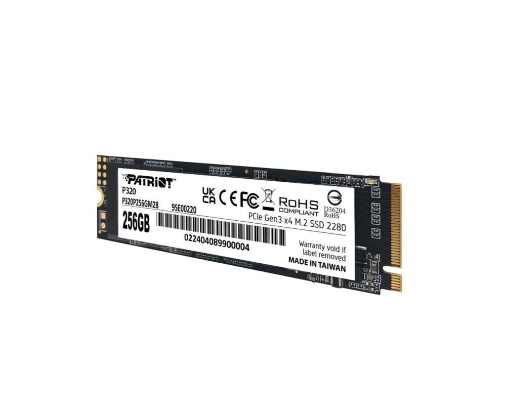 SSD Patriot P320 256GB M.2 2280 PCIE 4
