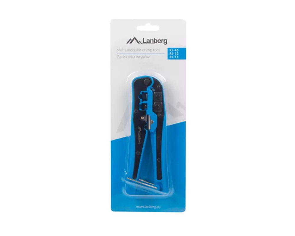 Мрежов инструмент Lanberg universal crimping tool for wires terminated with RJ11/12/45 connector 3