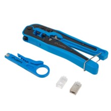  Lanberg crimping toolkit with RJ45 connectors RJ45 shielded and unshielded 766609 NT-0303 на топ цена - PIC.bg