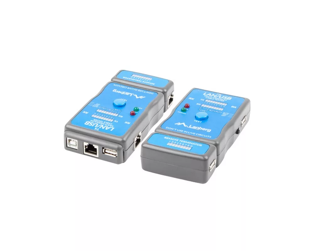 Мрежов инструмент Lanberg cable tester for wiring terminated with RJ-45 2