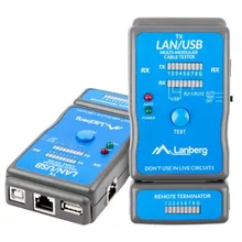  Lanberg cable tester for wiring terminated with RJ-45 766610 NT-0403 на топ цена - PIC.bg