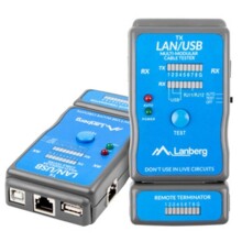  Lanberg cable tester for wiring terminated with RJ-45 766610 NT-0403 на топ цена - PIC.bg