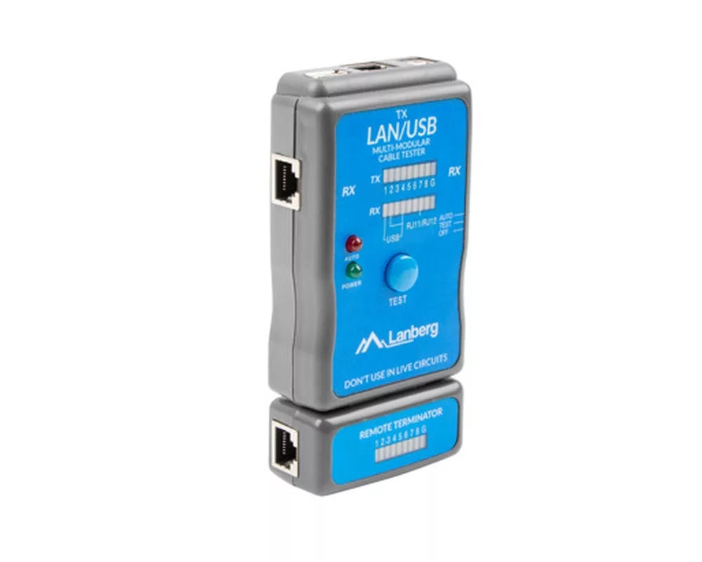 Мрежов инструмент Lanberg cable tester for wiring terminated with RJ-45 3