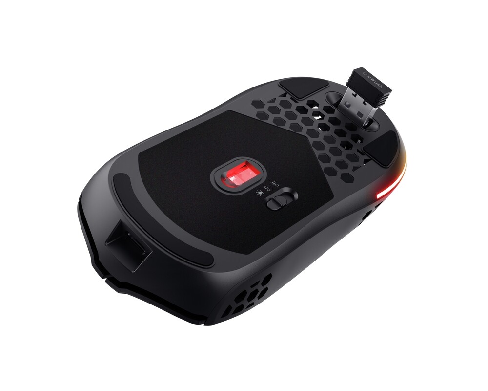 Мишка TRUST GXT929 Helox Wireless Lightweight Mouse Black 5