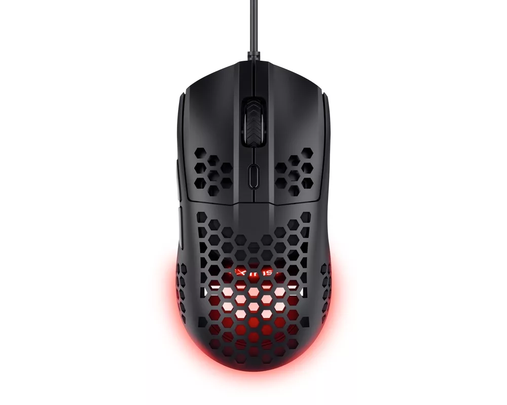 Мишка TRUST GXT928 Helox Lightweight Mouse Black 3