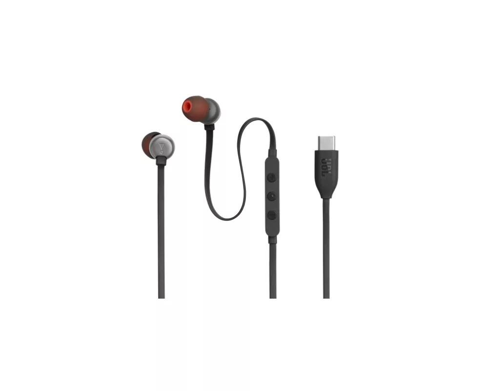 Слушалки JBL T310C BLK USB-C In-ear headphones 6