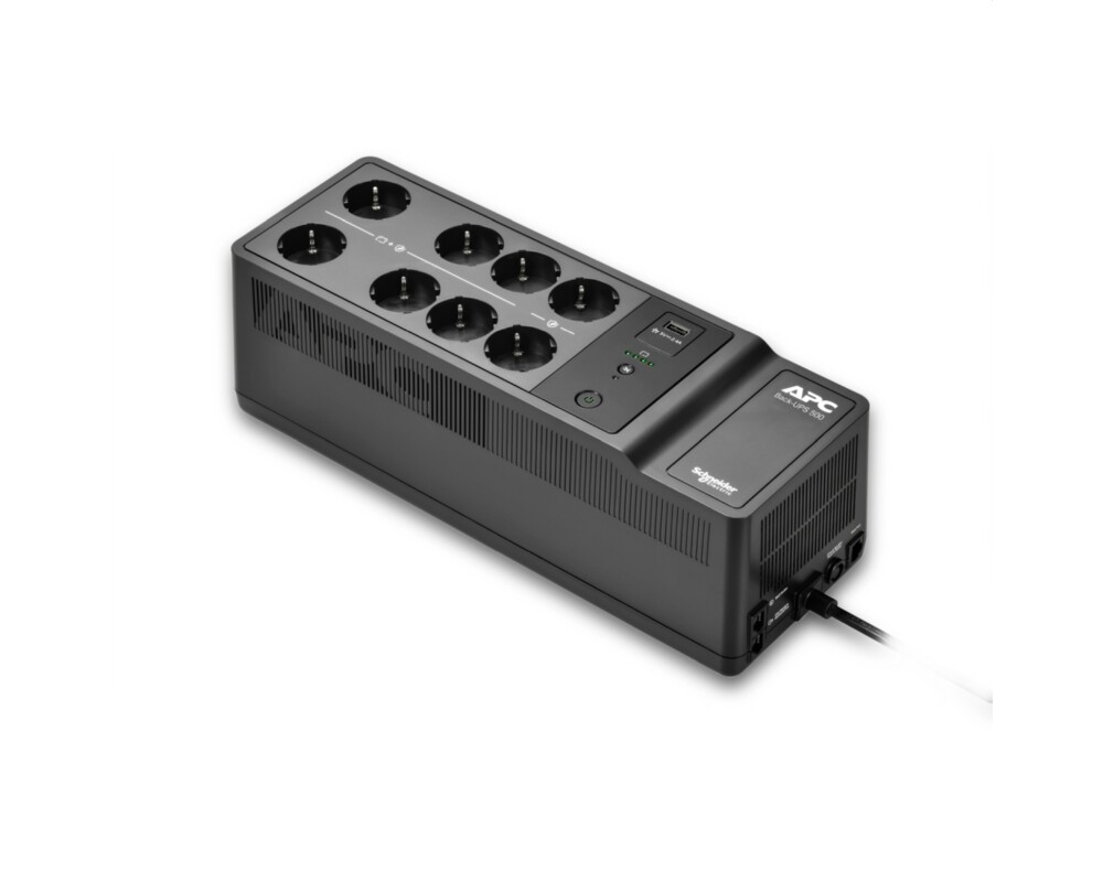 UPS APC Back-UPS 1050VA 8 schuko outlets 230V USB Type-C and A charging ports 13