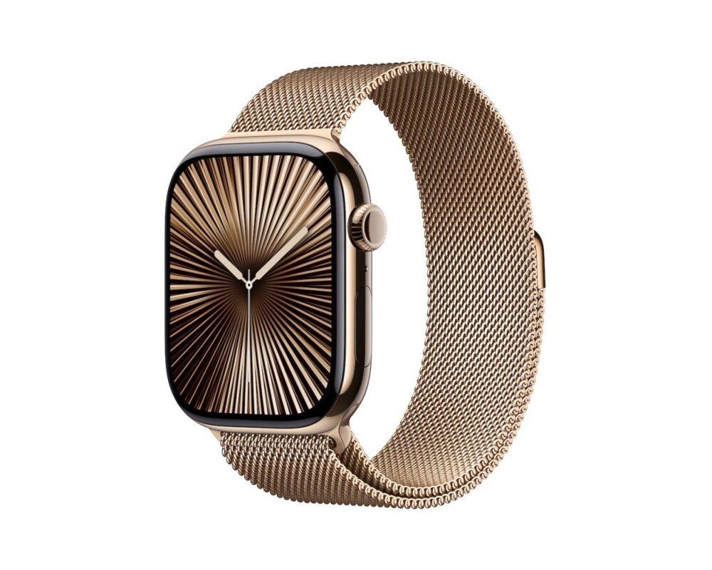 Smart часовник APPLE Watch S10 Cellular 46mm Gold Titanium Case with Gold Milanese Loop SM 2