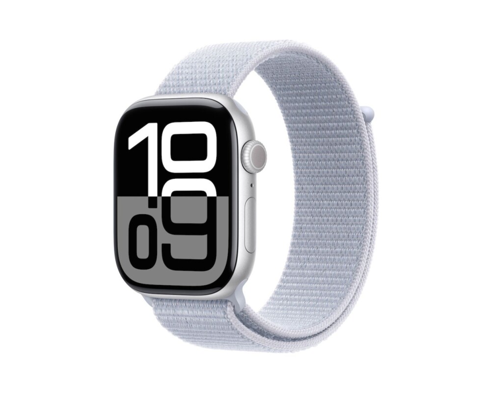 Smart часовник APPLE Watch S10 GPS 42mm Silver Alu Case with Blue Cloud Sport Loop 3