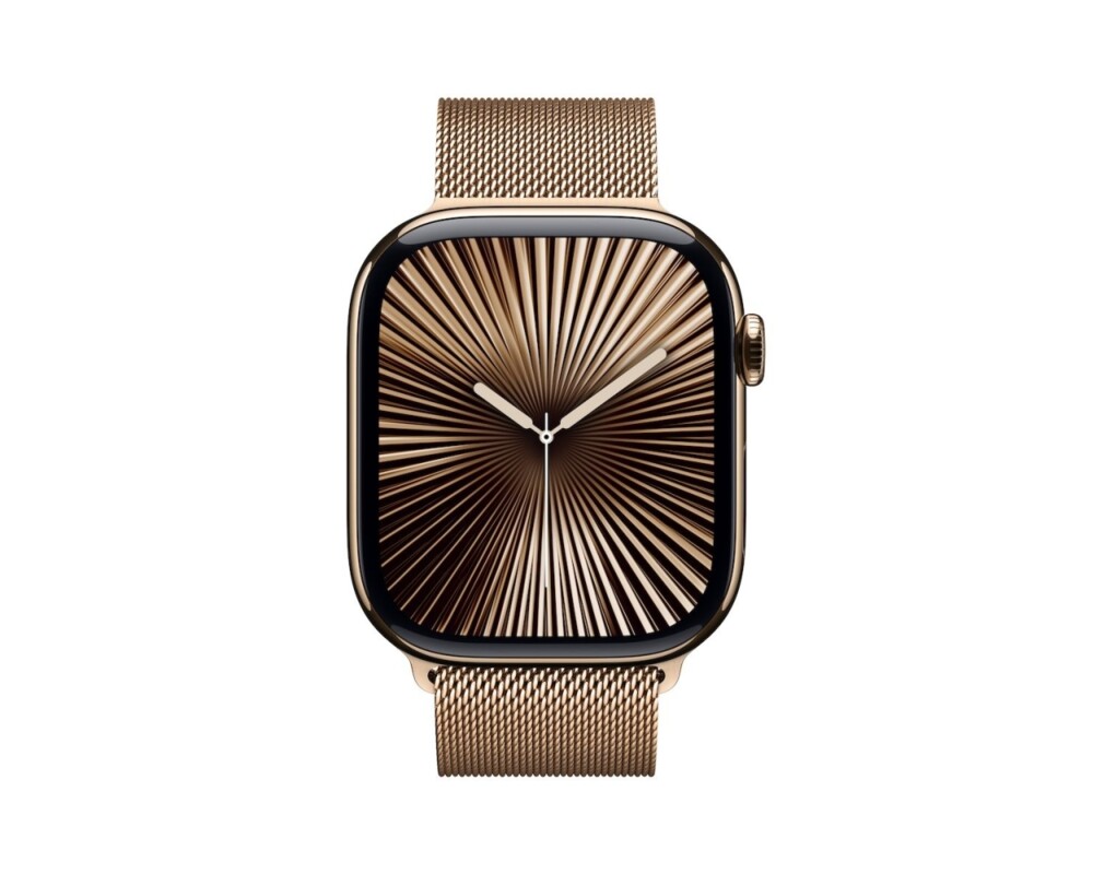 Smart часовник APPLE Watch S10 Cellular 46mm Gold Titanium Case with Gold Milanese Loop ML 2