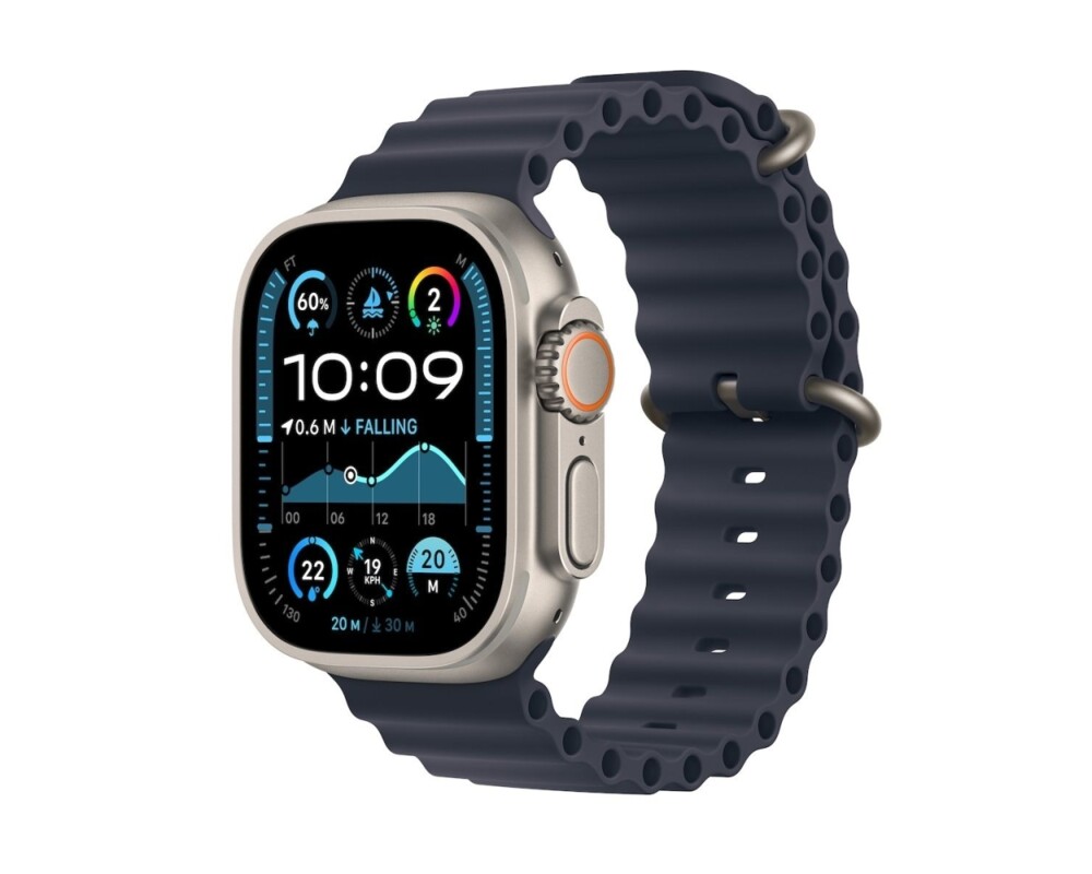 Smart часовник APPLE Watch Ultra2 v2 Cellular 49mm Natural Titanium Case with Navy Ocean Band 4