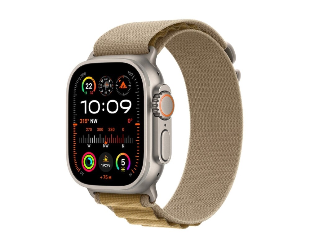 Smart часовник APPLE Watch Ultra2 v2 Cellular 49mm Natural Titanium Case with Tan Alpine Loop L 4