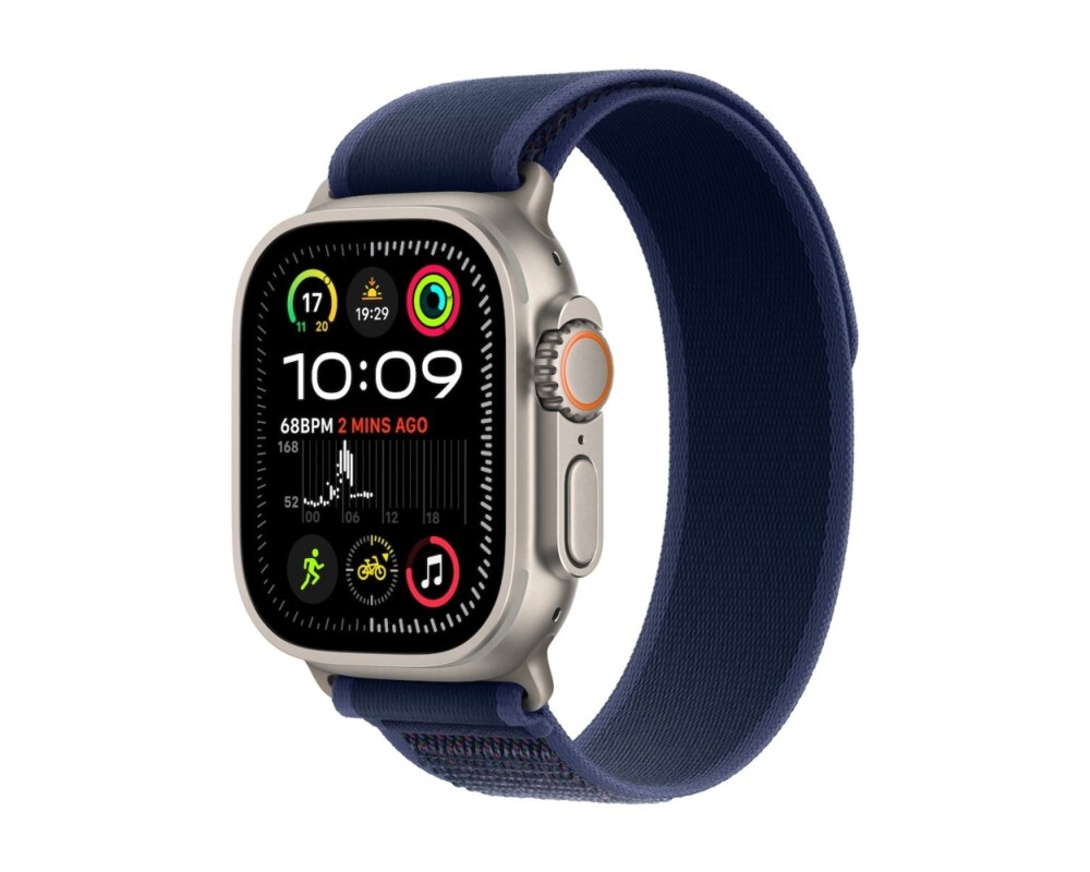 Smart часовник APPLE Watch Ultra2 v2 Cellular 49mm Natural Titanium Case with Blue Trail Loop ML 4
