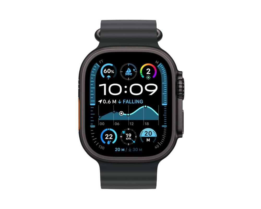 Smart часовник APPLE Watch Ultra2 v2 Cellular 49mm Black Titanium Case with Black Ocean Band 3
