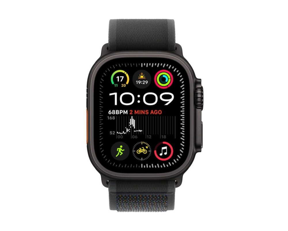 Smart часовник APPLE Watch Ultra2 v2 Cellular 49mm Black Titanium Case with Black Trail Loop SM 3