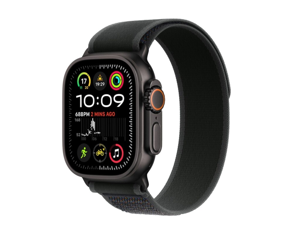 Smart часовник APPLE Watch Ultra2 v2 Cellular 49mm Black Titanium Case with Black Trail Loop ML 4