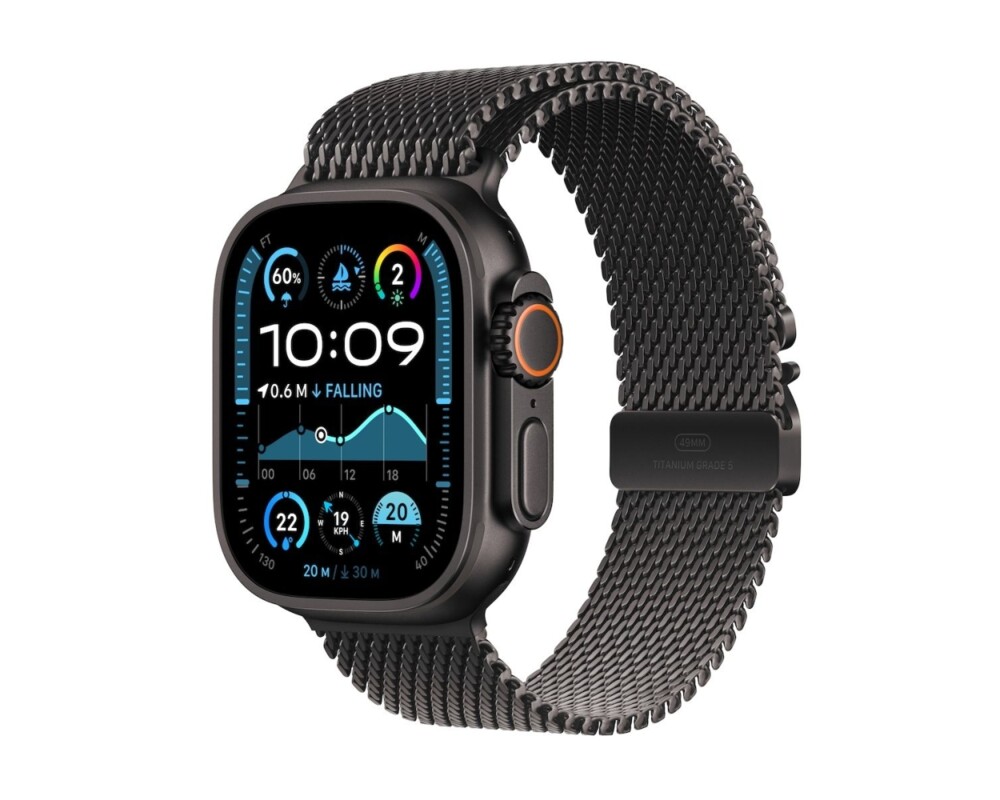 Smart часовник APPLE Watch Ultra2 v2 Cellular 49mm Black Titanium Case with Black Titanium Milanese Loop L 4