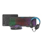 <span>Клавиатура</span> Fury Gaming Combo Set 4in1 Thunderstreak 3.0 Keyboard + Mouse + Headphones + Mousepad <span class='catalog-num-in-name'>NFU-1674</span> - 