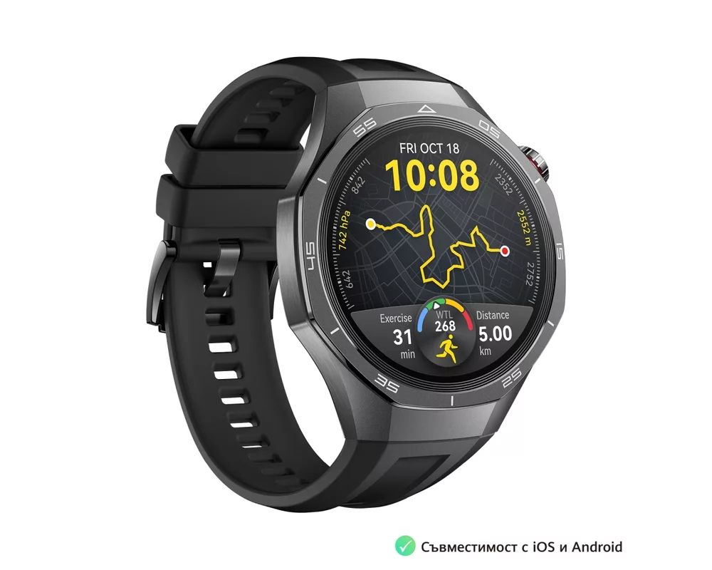 Smart часовник Huawei Watch GT5 Pro Vili-B29F + Huawei FreeBuds 5i Ceramic White 2