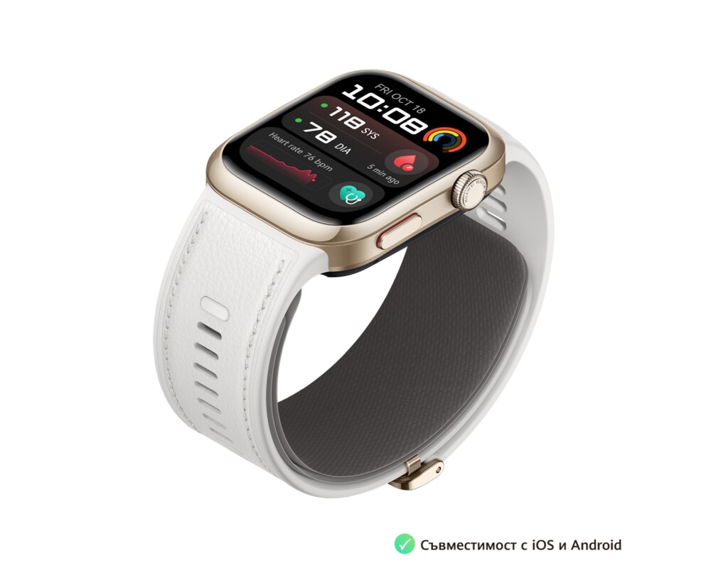 Smart часовник Huawei Watch D2 LCA-B11 + Huawei FreeBuds 5i Ceramic White 7