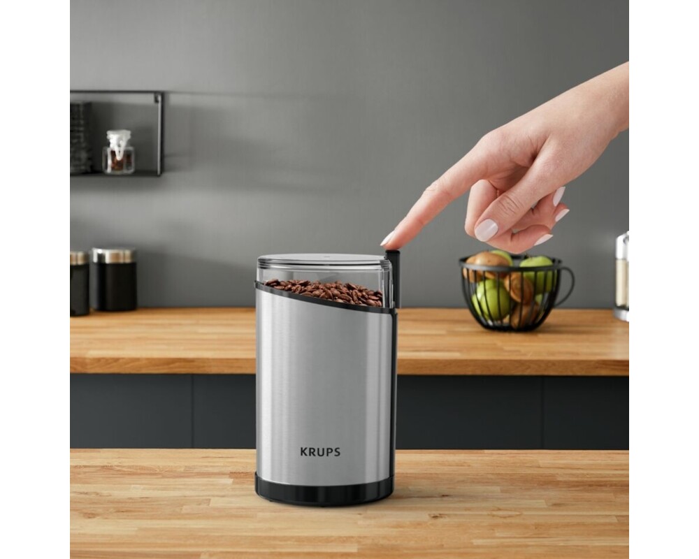 Кафемелачка Krups GX204D10 Grinder Coffee Stainless Steel 3