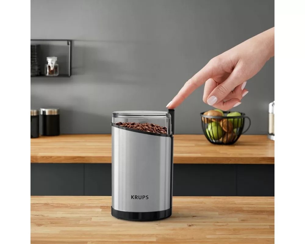 Кафемелачка Krups GX204D10 Grinder Coffee Stainless Steel 3