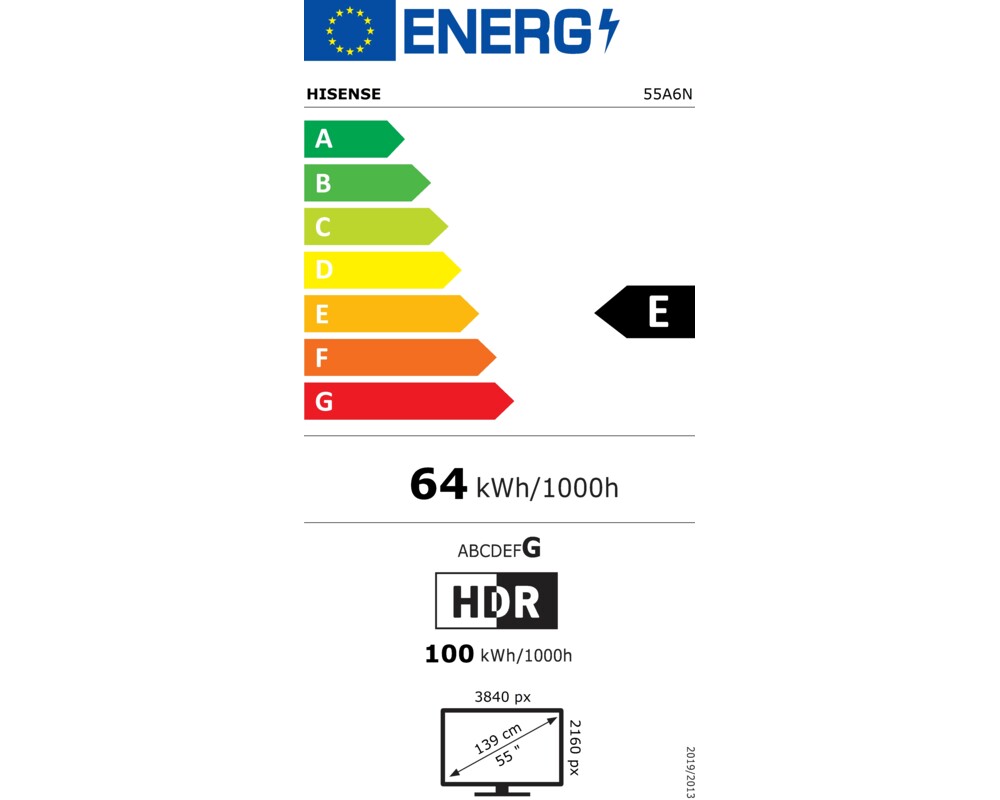 Телевизор Hisense 55" A6N 7