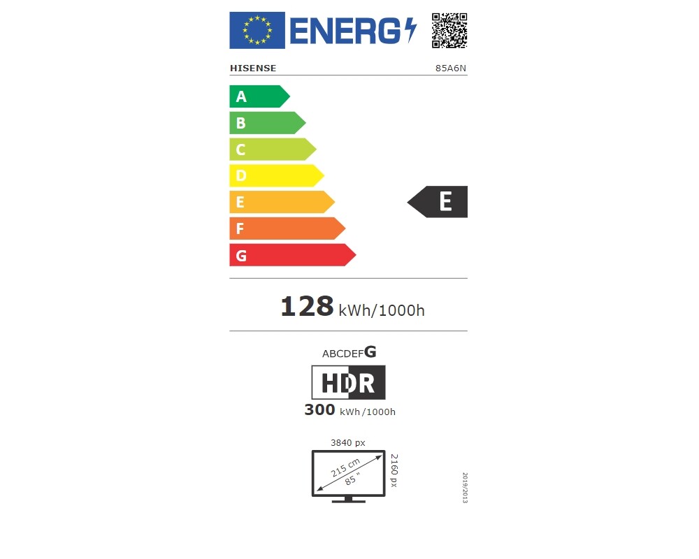 Телевизор Hisense 85" A6N 6