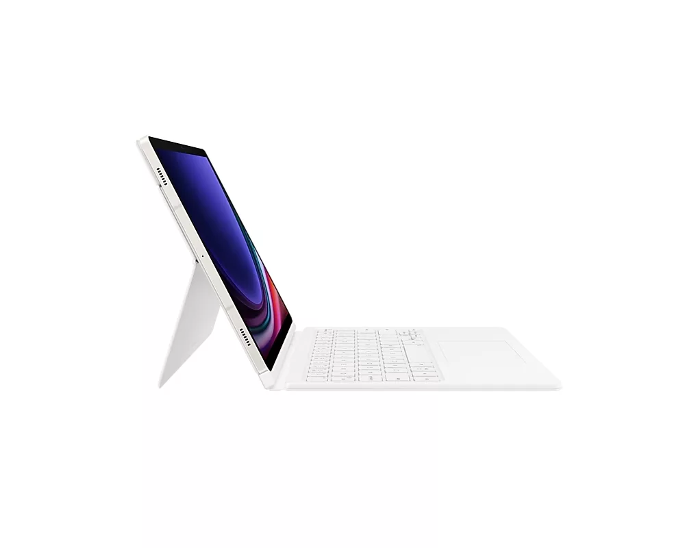 Клавиатура Samsung Tab S9/S9 FE Book Cover Keyboard White 8