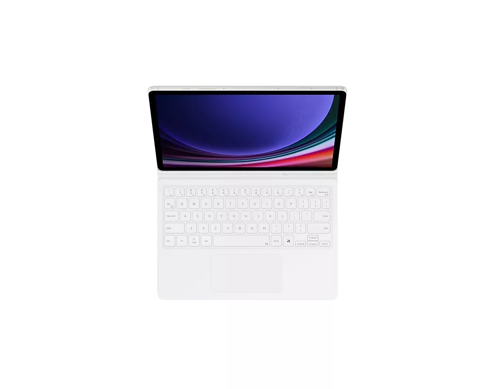 Клавиатура Samsung Tab S9/S9 FE Book Cover Keyboard White 10