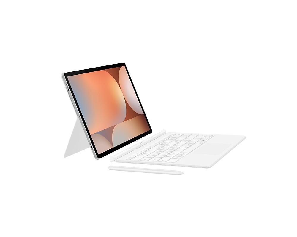 Клавиатура Samsung Tab S10+/S9+/S9 FE+ Book Cover Keyboard Slim White 3