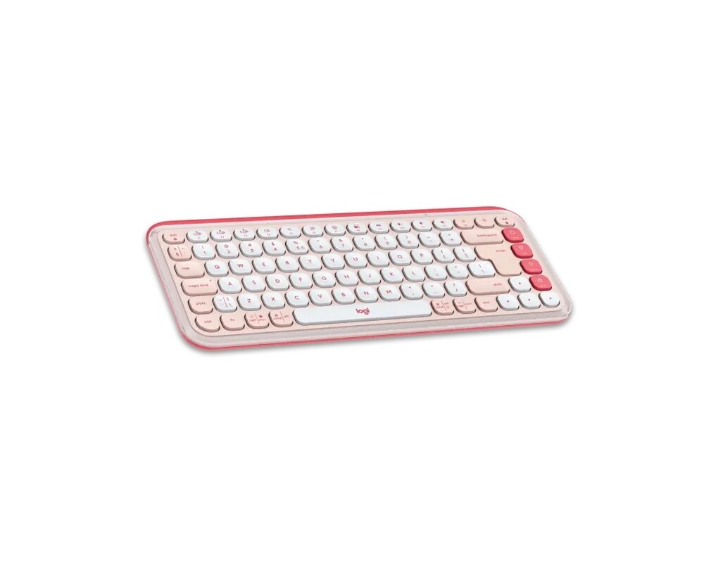 Клавиатура Logitech Pop Icon Keys - Rose - US INT'L - BT - N/A - INTNL-973 3