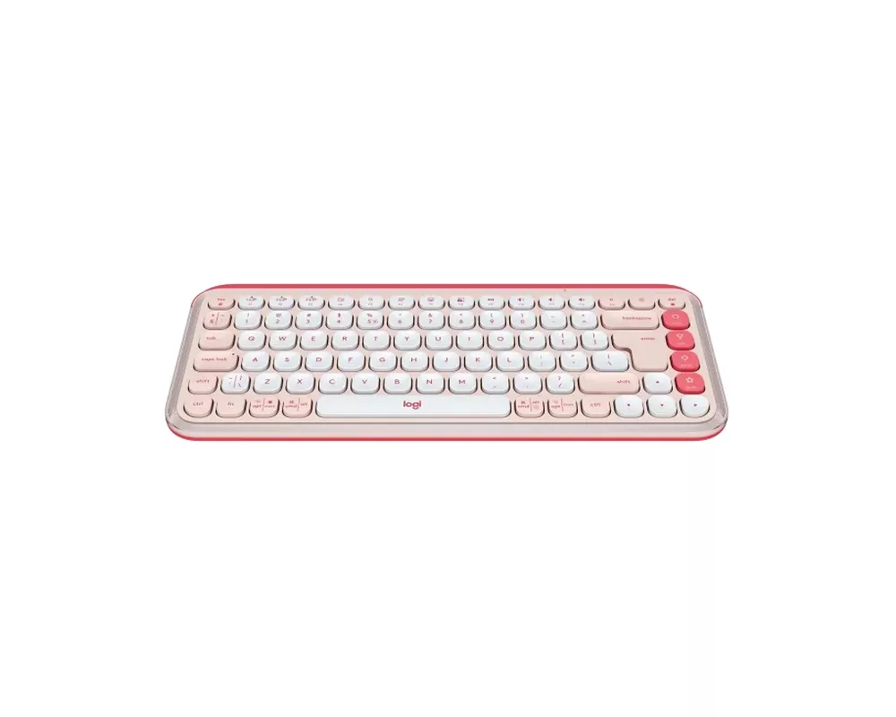 Клавиатура Logitech Pop Icon Keys - Rose - US INT'L - BT - N/A - INTNL-973 2