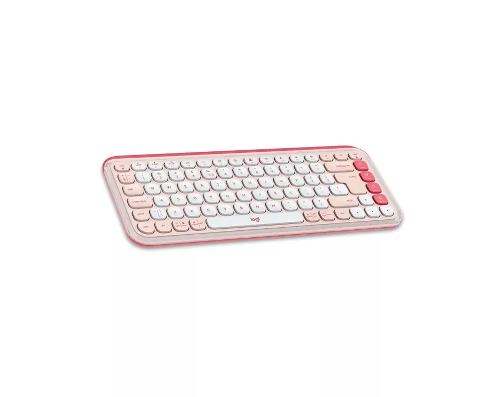 Клавиатура Logitech Pop Icon Keys - Rose - US INT'L - BT - N/A - INTNL-973 3