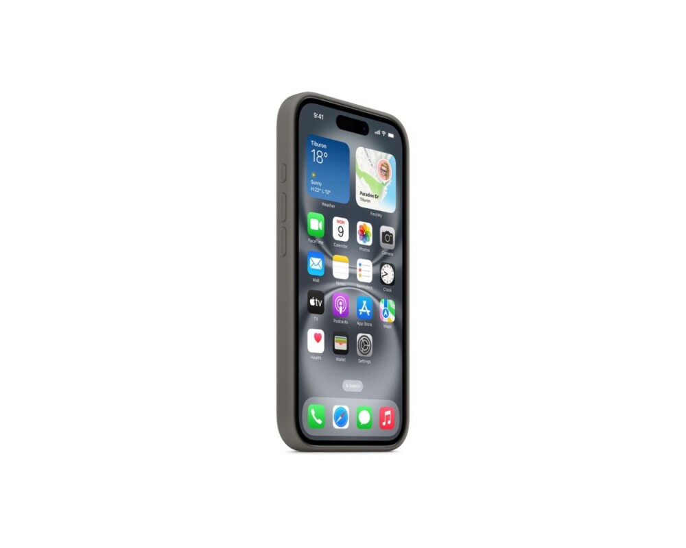 Калъф Apple iPhone 16 Silicone Case with MagSafe - Stone Grey 6