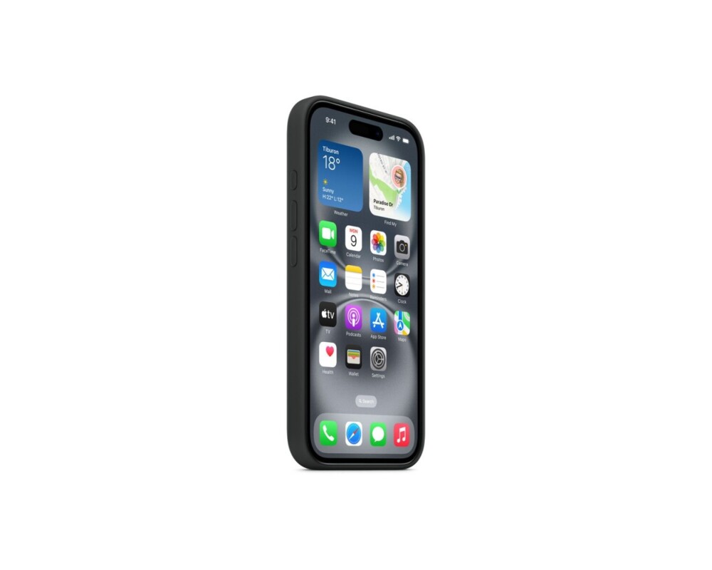 Калъф Apple iPhone 16 Silicone Case with MagSafe - Black 6