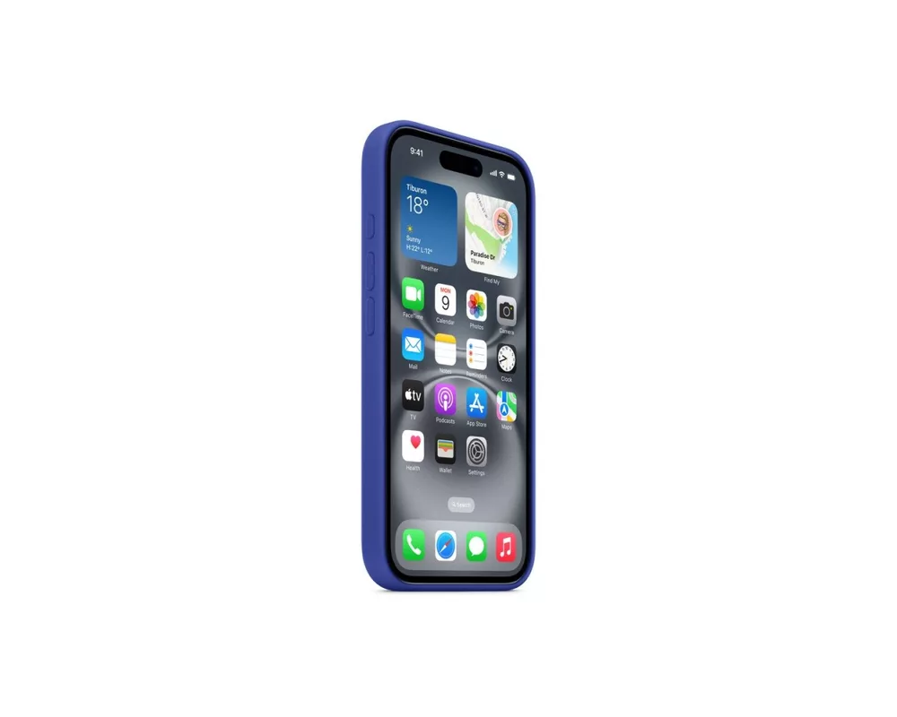 Калъф Apple iPhone 16 Silicone Case with MagSafe - Ultramarine (Seasonal) 6