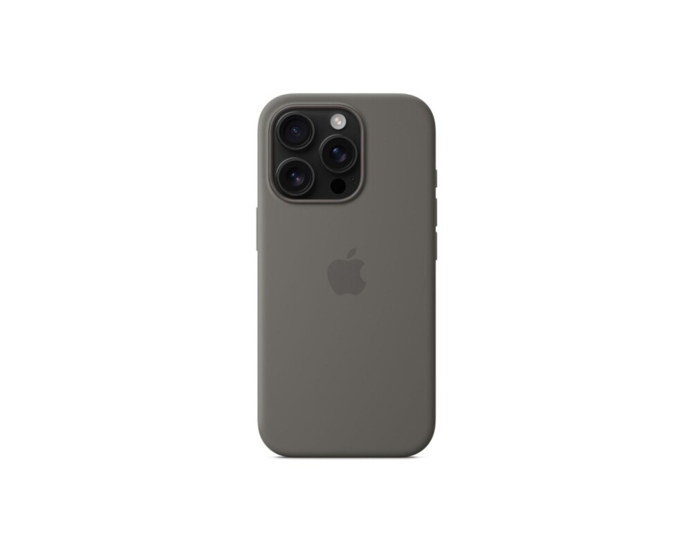 Калъф Apple iPhone 16 Pro Silicone Case with MagSafe - Stone Gray 4