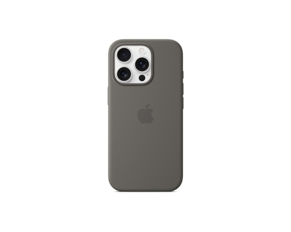Калъф Apple iPhone 16 Pro Silicone Case with MagSafe - Stone Gray 3