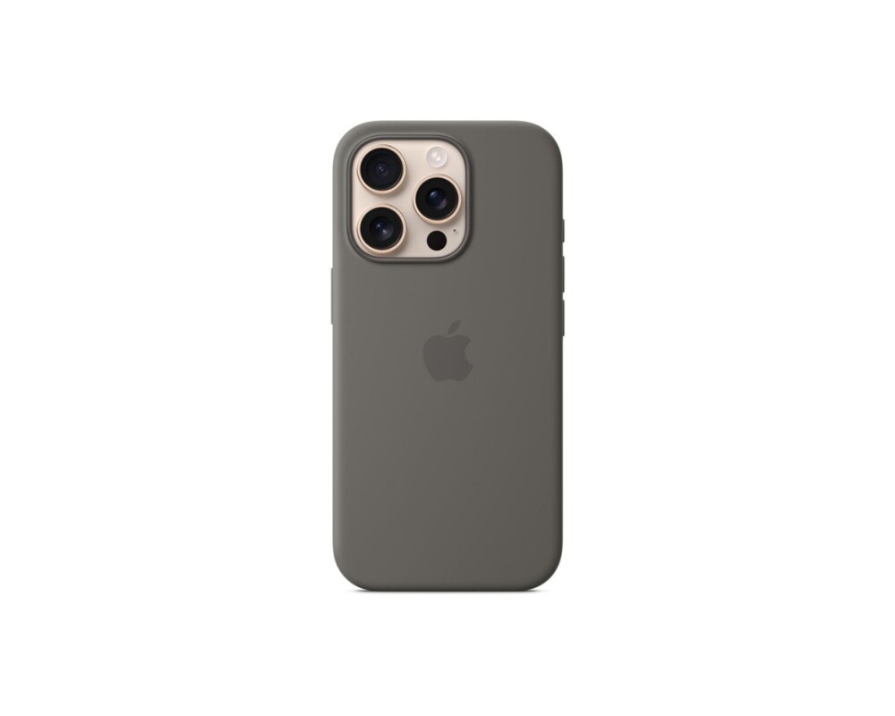 Калъф Apple iPhone 16 Pro Silicone Case with MagSafe - Stone Gray