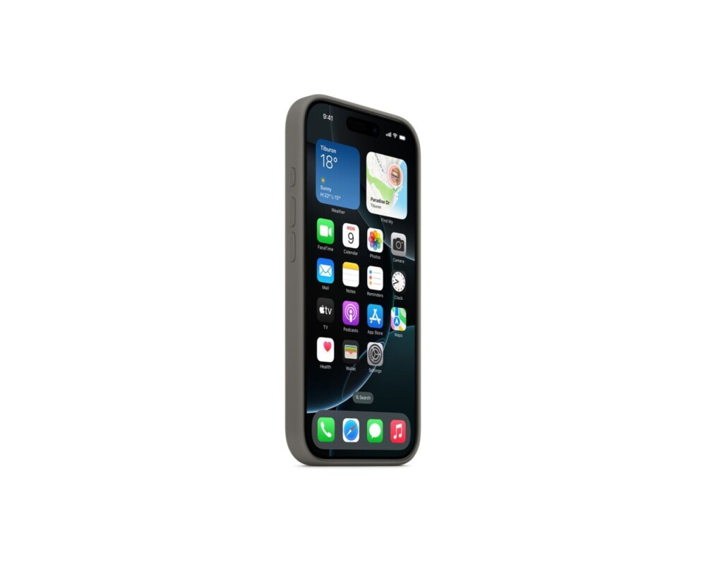 Калъф Apple iPhone 16 Pro Silicone Case with MagSafe - Stone Gray 5