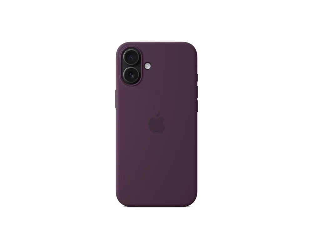 Калъф Apple iPhone 16 Plus Silicone Case with MagSafe - Plum 5