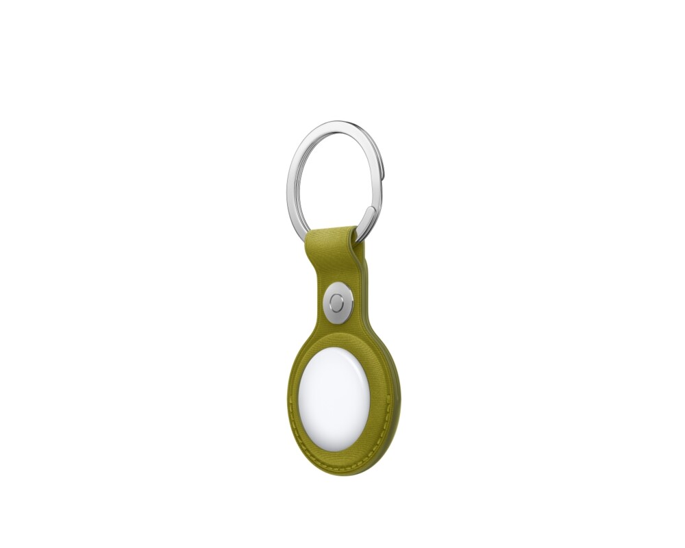 Тракер Apple AirTag FineWoven Key Ring - Chartreuse 2